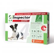 Inspector капли на холку от внешних и внутренних паразитов для собак от 4 до 10 кг (1 пипетка)